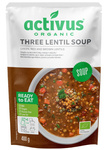 Soupe aux trois lentilles avec lentilles vertes, rouges et brunes BIO 400 g