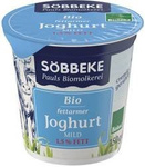 Sobbeke Jogurt naturalny ekologiczny 1,5 % tłuszczu BIO 150 g