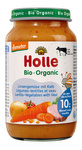 Legume cu carne de vițel fără zaharuri adăugate de la 10 luni Demeter bio 220 g (borcan) - Holle