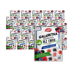 SET 30 x Gelatina di frutti di bosco senza zucchero (trasparente) Celiko, 14 g