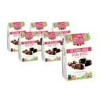 SET 6 x Cuori belgi al cioccolato senza zuccheri aggiunti senza glutine bio 100 g