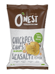 Csicseriborsó chips tengeri sóval és fekete borssal gluténmentes bio 75g - O'Nest