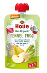 Mousse de grenouille au fenouil en tube (poire - pomme - fenouil) sans sucres ajoutés à partir de 6 mois Demeter BIO 100 g - Holle