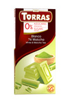 Cioccolato bianco con Matcha senza zucchero 75 g – Torras