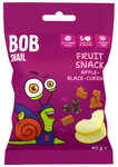 Jeleuri fără gluten de mere - coacăze negre fără gelatină 40 g - BOB SNAIL