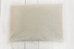 Cuscino per dormire in pula di farro per adulti bianco (45 x 60 cm) - SENO