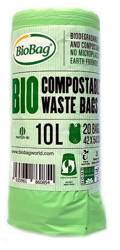Worki na odpady BIO i zmieszane 10 l 20 szt. (kompostowalne i BIOdegradowalne)